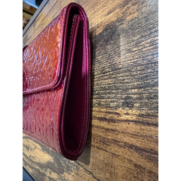 Coach Soho Patent Leather Buckle Slim Envelope Clutch/ Wristlet - Picture 6 of 16